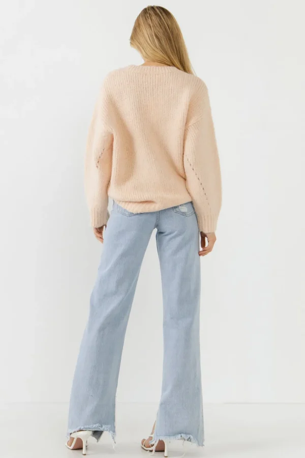 FREE THE ROSES Sweaters & Knits | Tops*- Oversized Chunky Knit Sweater