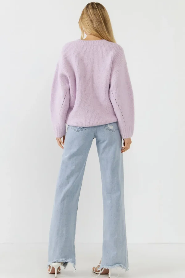 FREE THE ROSES Sweaters & Knits | Tops*- Oversized Chunky Knit Sweater