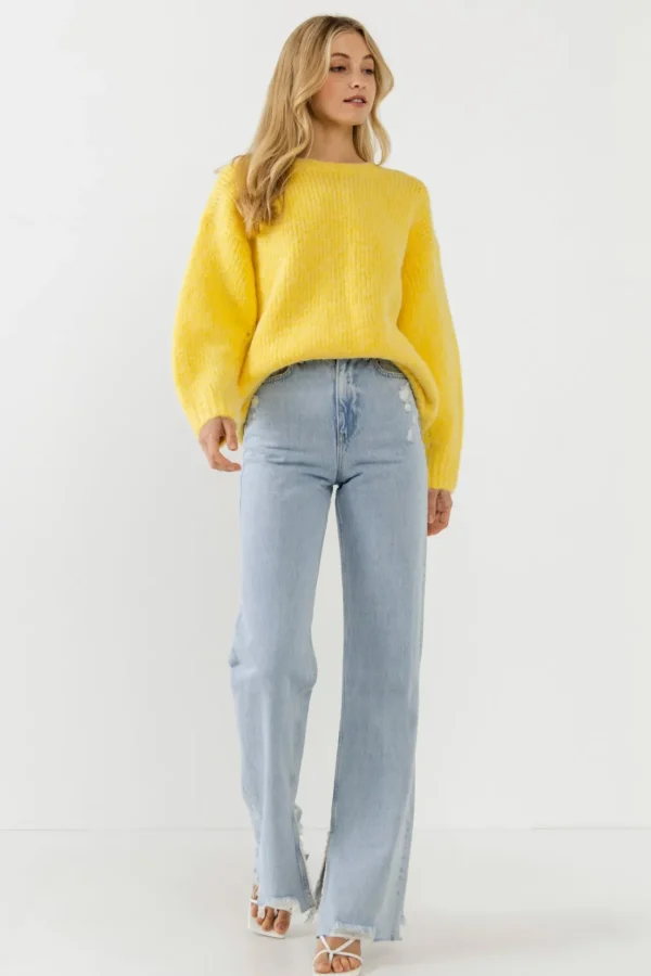 FREE THE ROSES Sweaters & Knits | Tops*- Oversized Chunky Knit Sweater