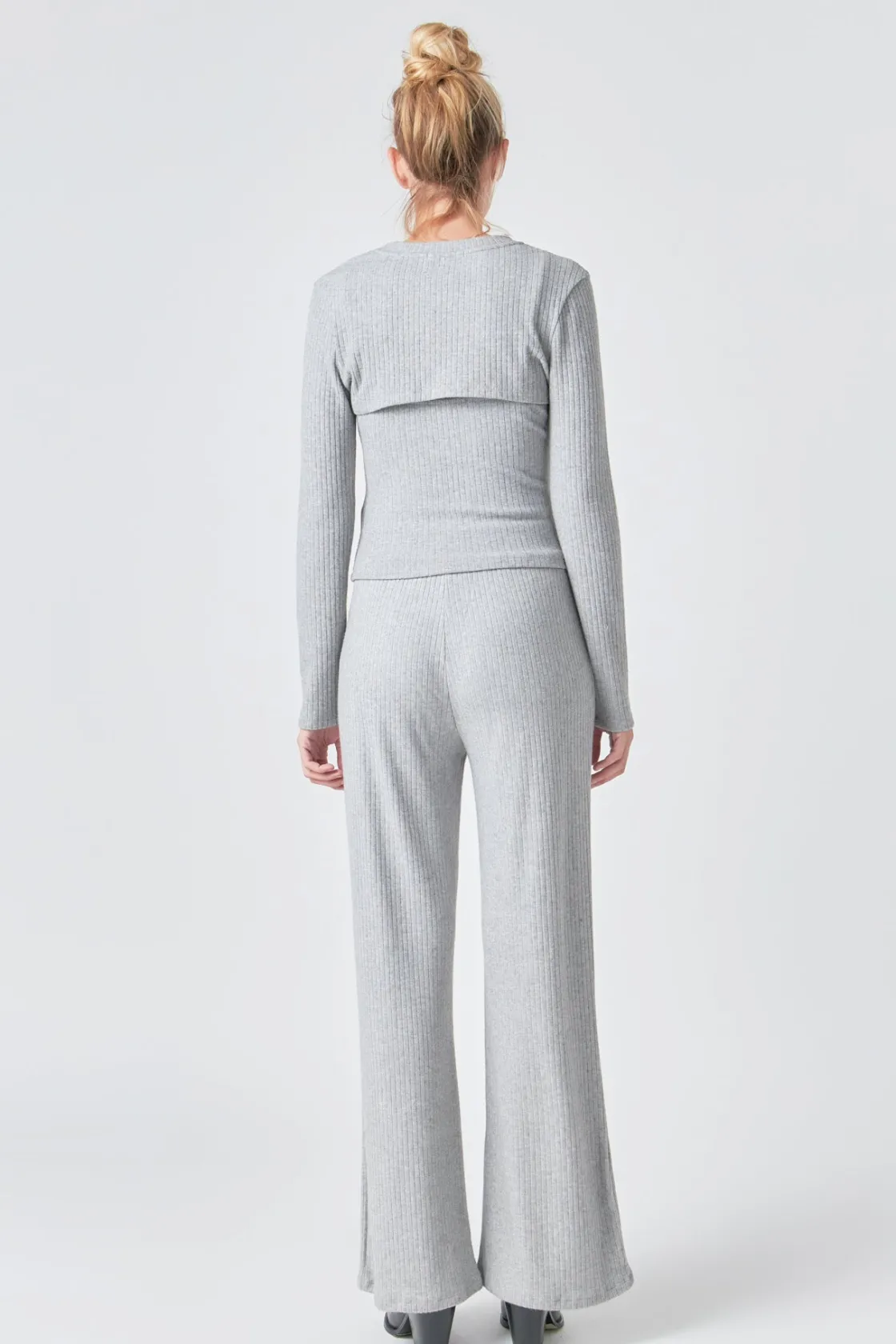 grey_lab___piece_knit_top_3.webp GREY LAB Loungewear | Sweaters & Knits*- 2 Piece Knit Top LIGHTHEATHERGREY