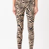 GREY LAB Matching Sets | Tops*- Animal Print Leggings BEIGE/BLACK