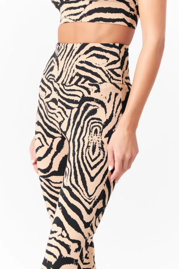 GREY LAB Matching Sets | Tops*- Animal Print Leggings BEIGE/BLACK