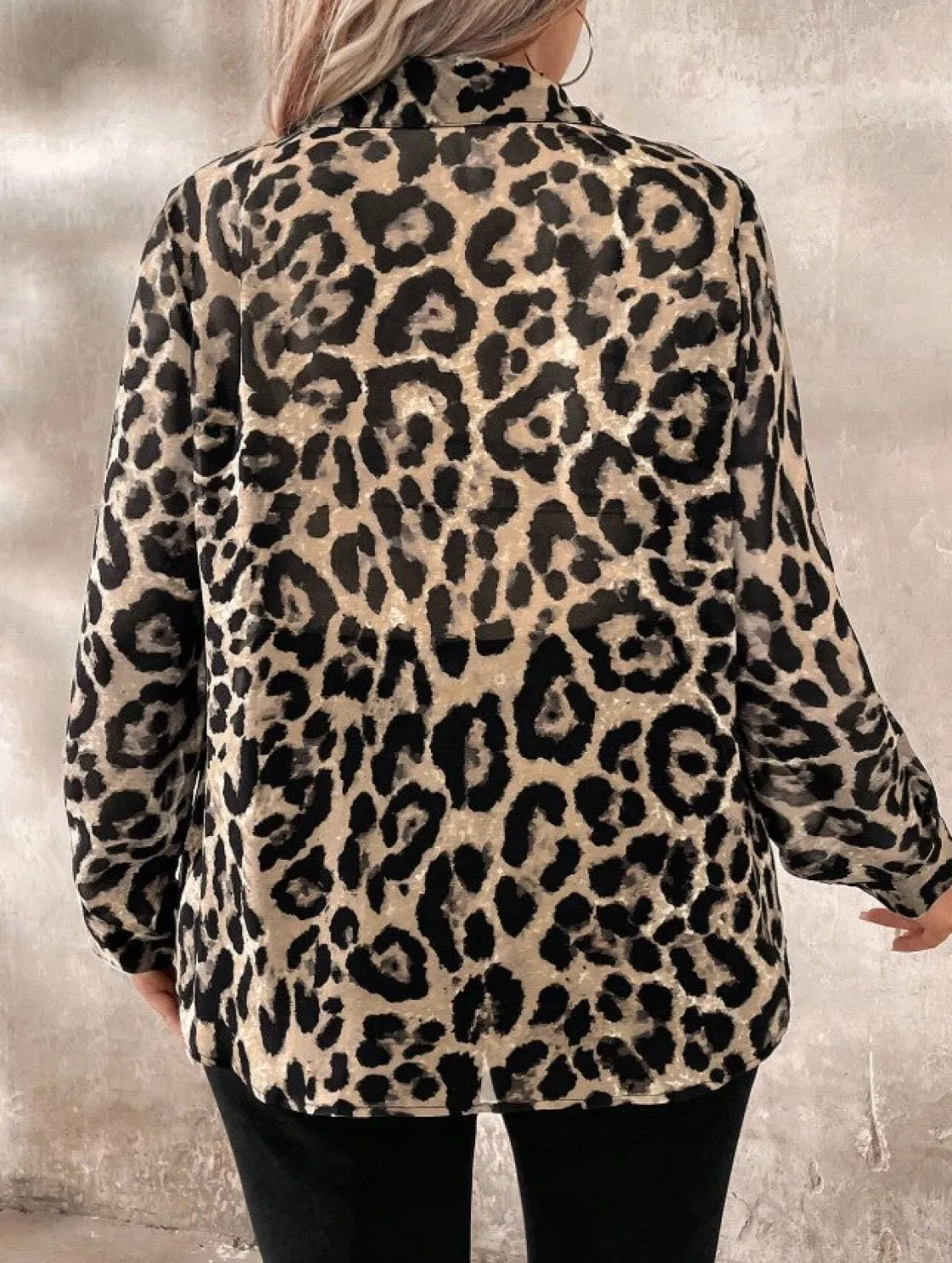 grey_lab__animal_print_sh_0.webp GREY LAB Shirts & Blouses | Tops*- Animal Print Shirt BROWN