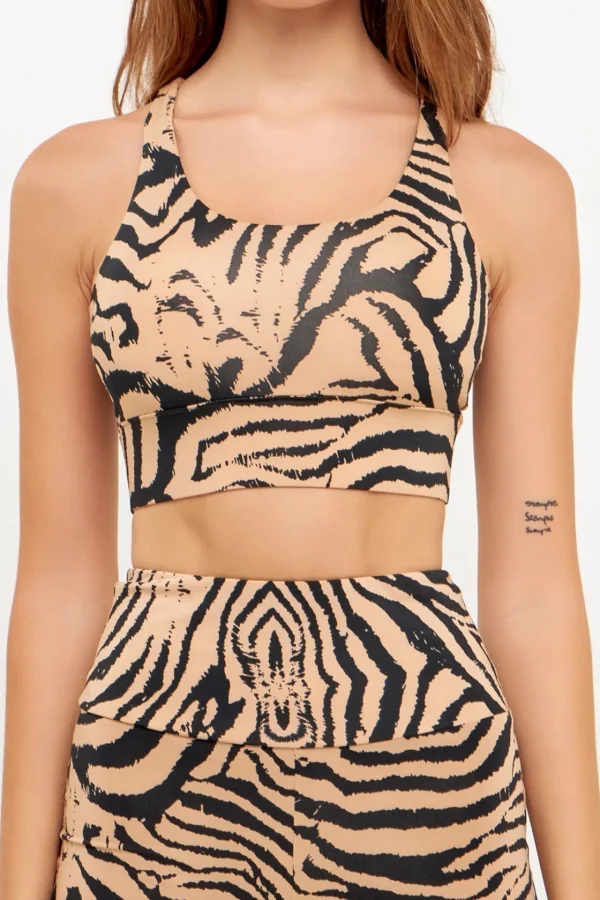 GREY LAB Matching Sets | Tops*- Animal Print Top BEIGE/BLACK