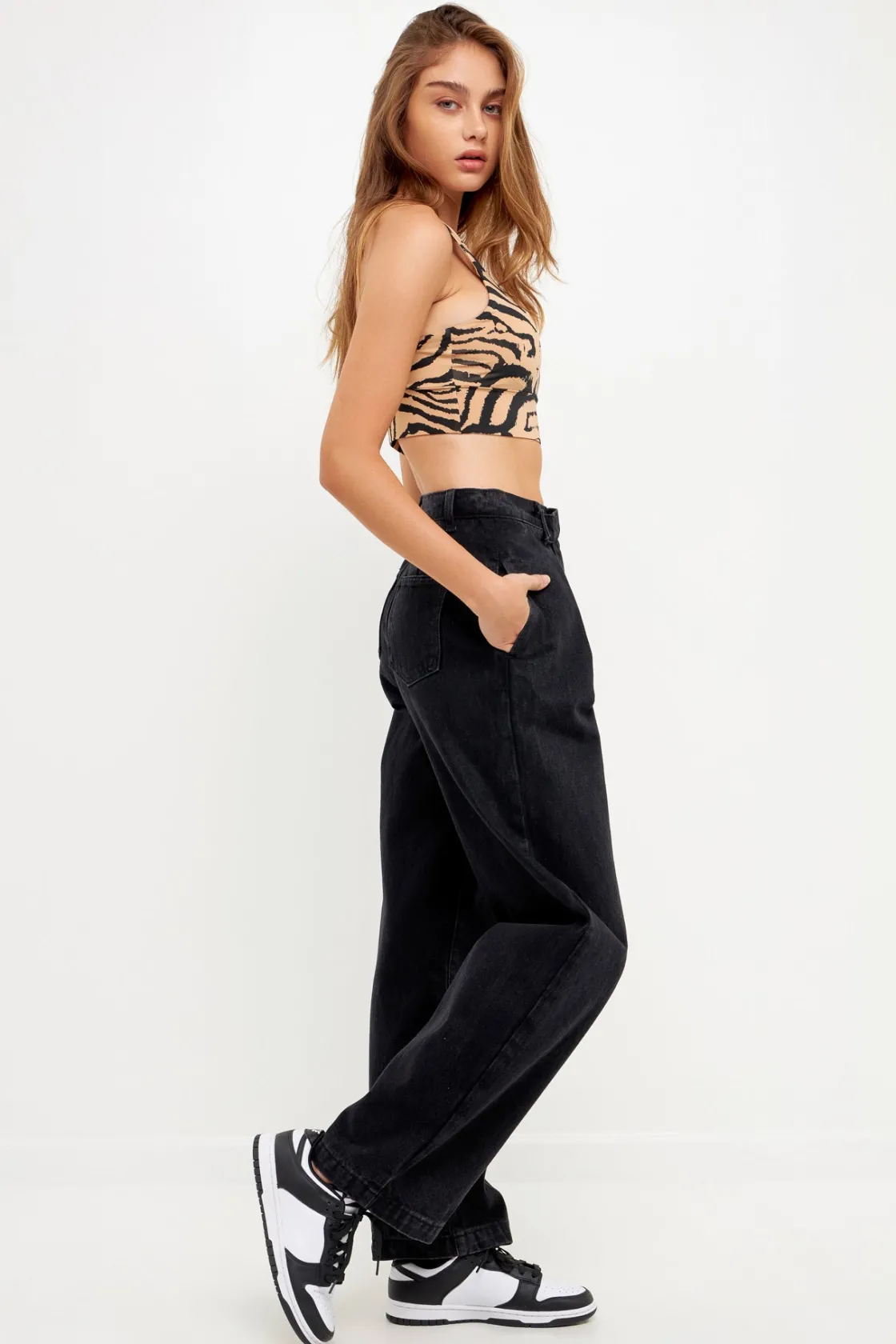 grey_lab__animal_print_to_3.webp GREY LAB Matching Sets | Tops*- Animal Print Top BEIGE/BLACK