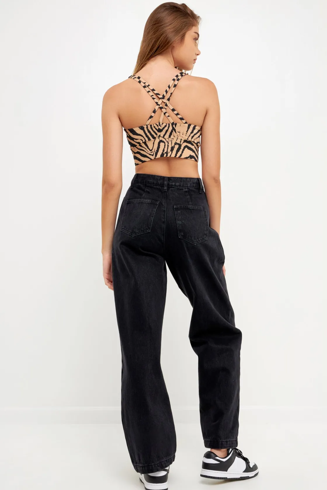 grey_lab__animal_print_to_4.webp GREY LAB Matching Sets | Tops*- Animal Print Top BEIGE/BLACK
