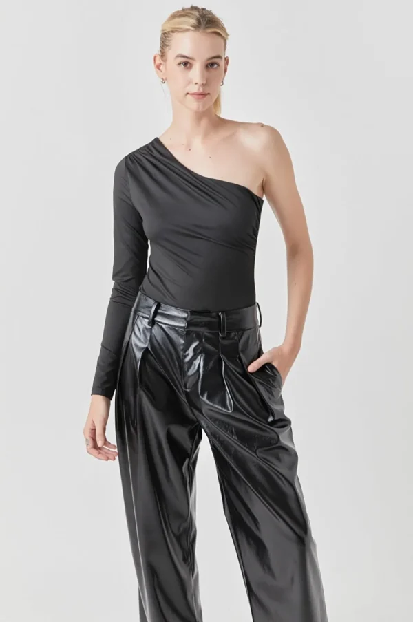 GREY LAB Tops*- Asymmetric Bodysuit