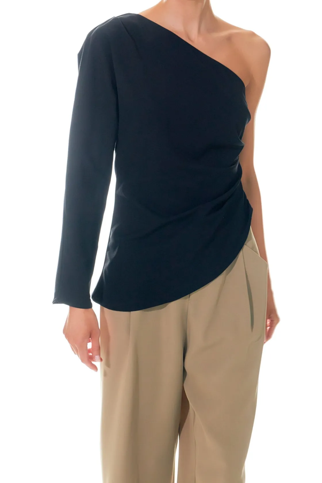 grey_lab__asymmetric_ruch_6.webp GREY LAB Tops*- Asymmetric Ruched Top