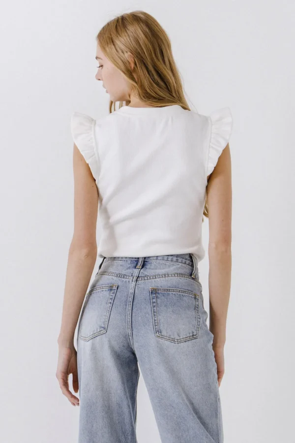 GREY LAB Denim | Tops*- Asymmetric Wrap Jeans - Final Sale DENIM