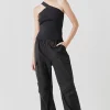 GREY LAB Sweaters & Knits*- Asymmetrical One-Shoulder Knit Tank Top BLACK