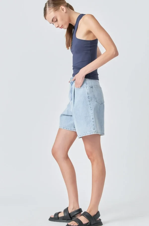 GREY LAB Tops*- Asymmetrical Ribbed Top