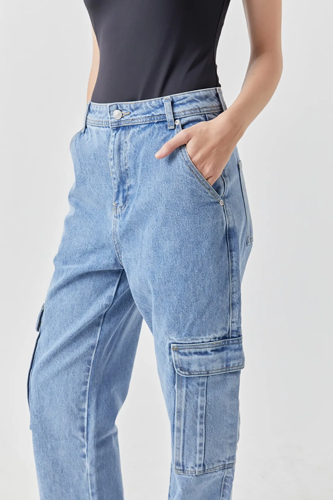 grey_lab__baggy_cargo_jea_2.webp GREY LAB Denim | Tops*- Baggy Cargo Jeans DENIM