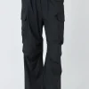 GREY LAB Pants | Tops*- Baggy Cargo Pants BLACK