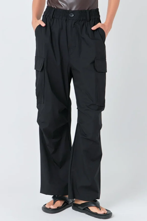 GREY LAB Pants | Tops*- Baggy Cargo Pants BLACK