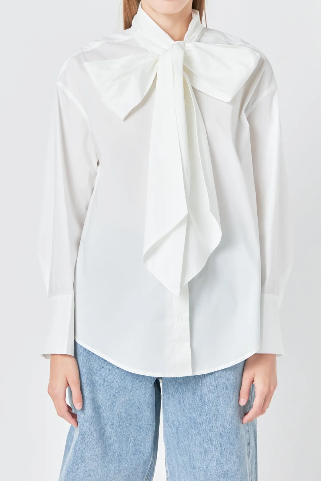 grey_lab__bow_detailed_sh_0.webp GREY LAB Shirts & Blouses | Tops*- Bow Detailed Shirt WHITE