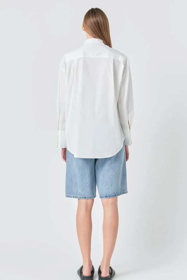 GREY LAB Shirts & Blouses | Tops*- Bow Detailed Shirt WHITE