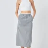 GREY LAB Matching Sets | Skirts*- Boxer Waist Maxi Skirt GREY
