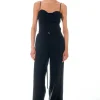 GREY LAB Tops*- Bust Draped Bodysuit BLACK