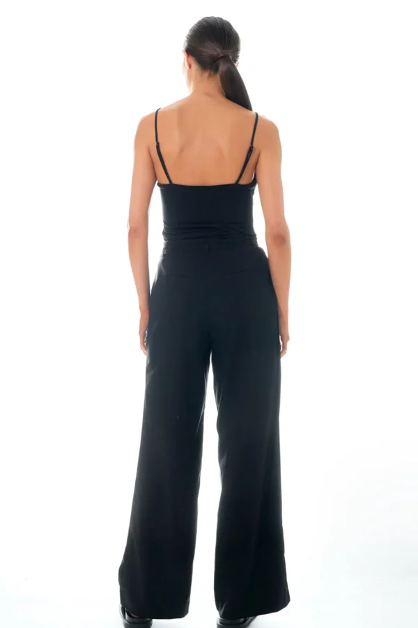 GREY LAB Tops*- Bust Draped Bodysuit BLACK