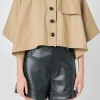 GREY LAB Tops*- Button Up Top BEIGE