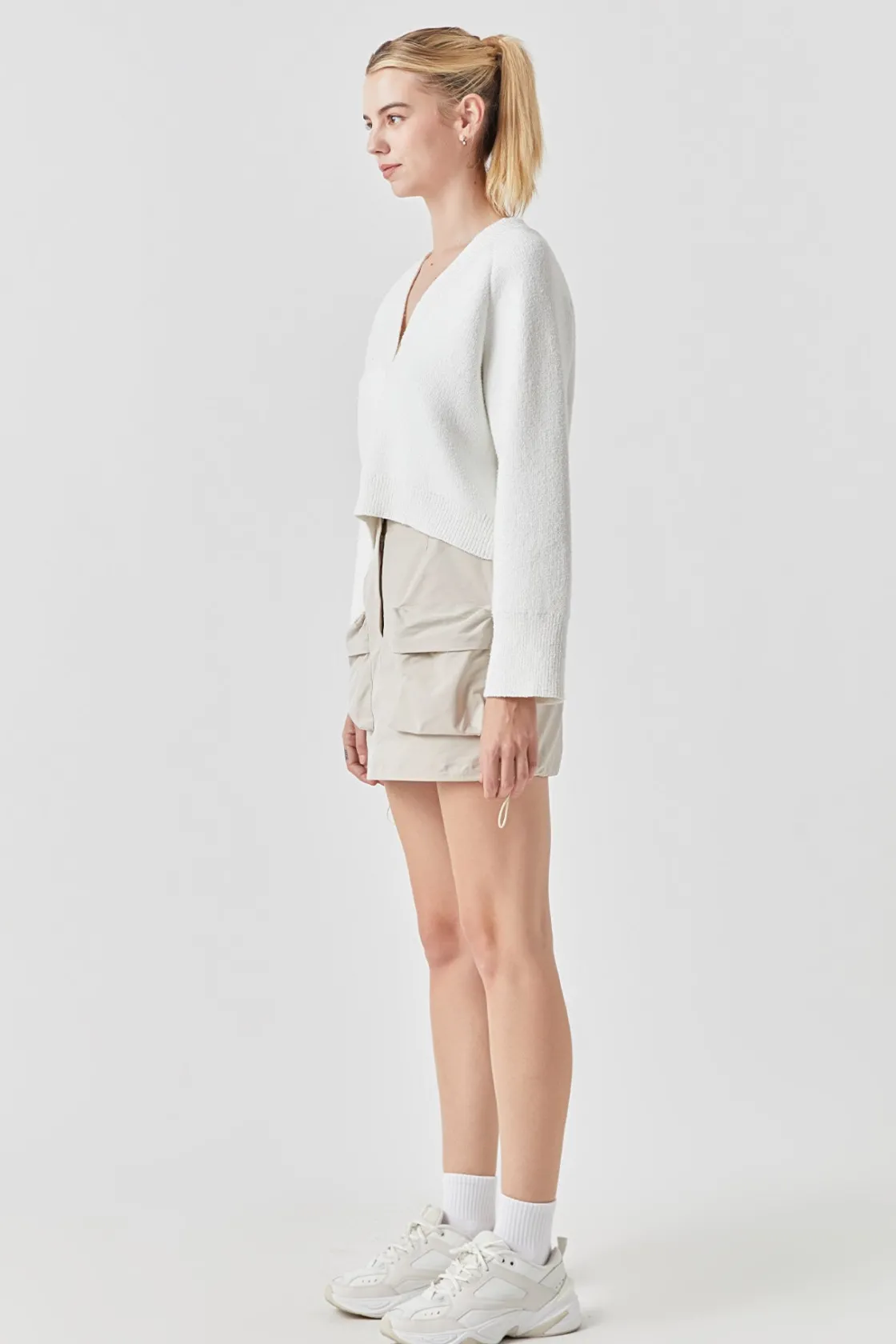 grey_lab__cargo_mini_skir_2.webp GREY LAB Skirts | Tops*- Cargo Mini Skirt BEIGE