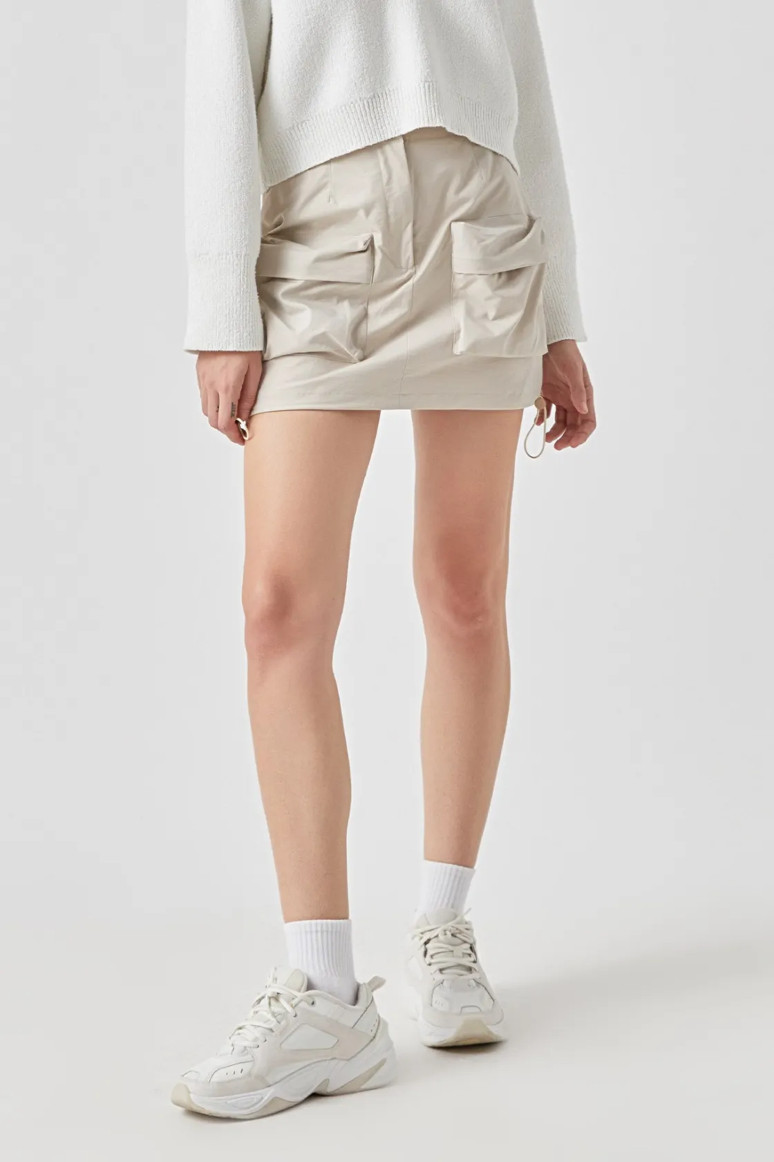 grey_lab__cargo_mini_skir_3.webp GREY LAB Skirts | Tops*- Cargo Mini Skirt BEIGE