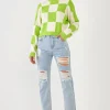 GREY LAB Sweaters & Knits*- Checkerboard Knit Sweater