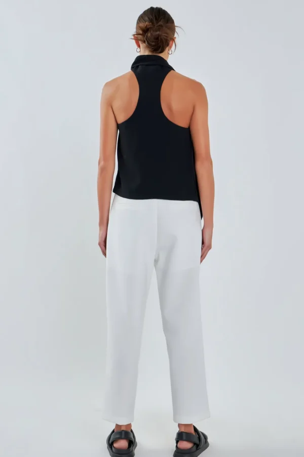 GREY LAB Tops*- Choker Tie Top