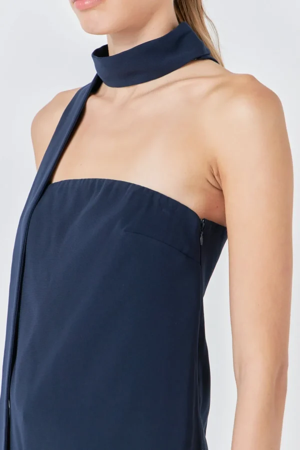 GREY LAB Tops*- Choker Tie Top