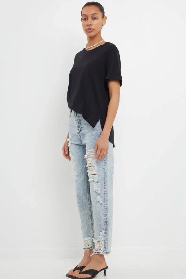 GREY LAB Tops*- Classic Boyfriend Tee