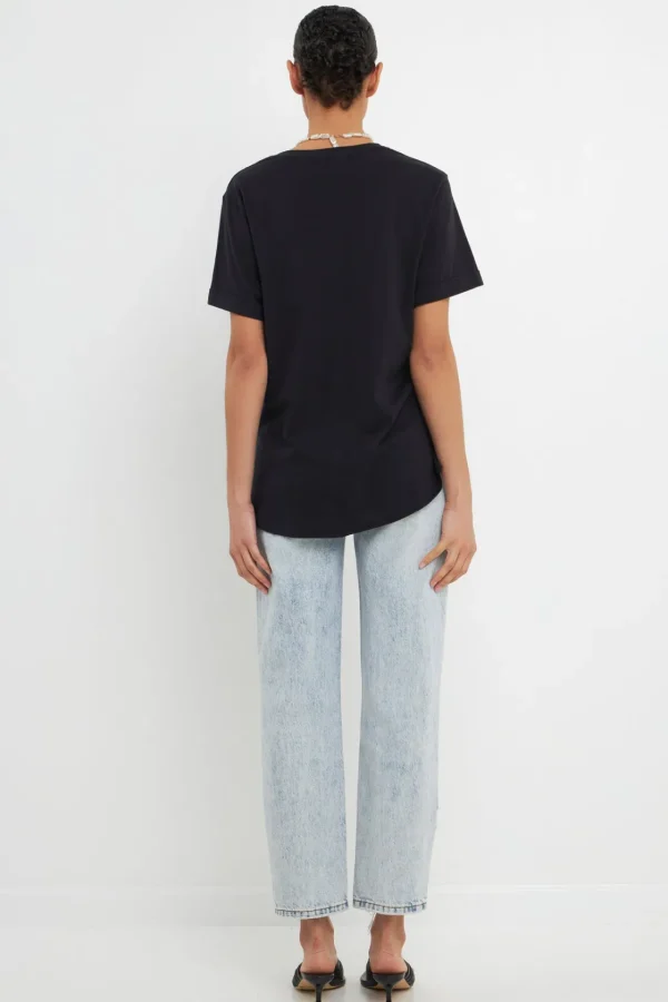 GREY LAB Tops*- Classic Boyfriend Tee