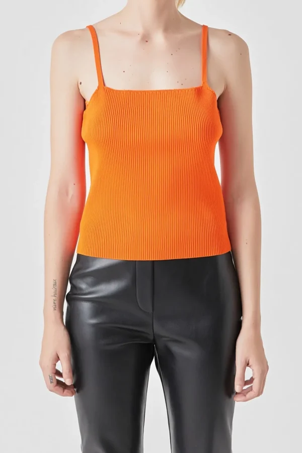 GREY LAB Sweaters & Knits | Tops*- Classic Rib Knit Everyday Tank