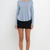 GREY LAB Loungewear | Tops*- Classic Round Neck Long Sleeves