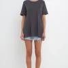 GREY LAB Loungewear*- Classic Round Neck T-shirt With Round Neck