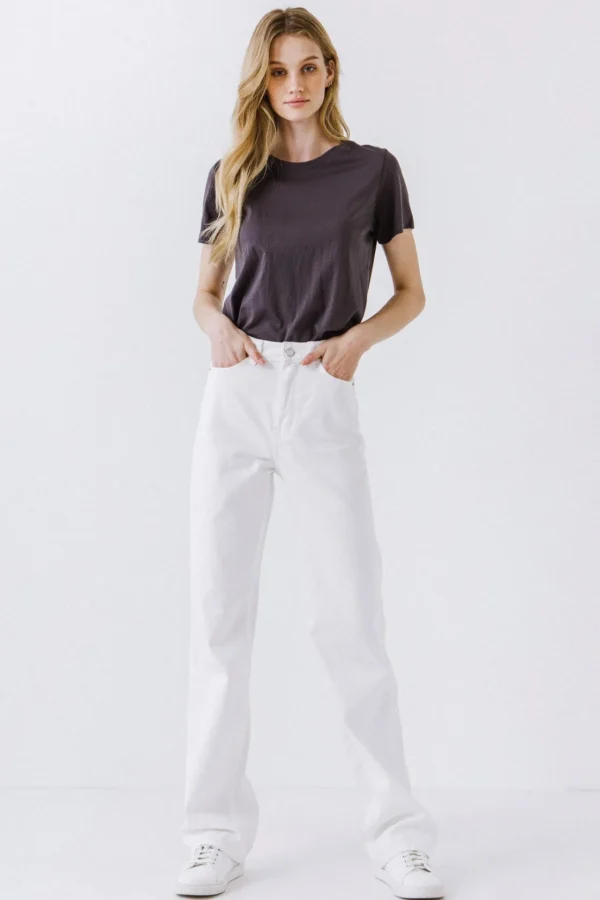 GREY LAB Tops*- Classic Round Neck Tee
