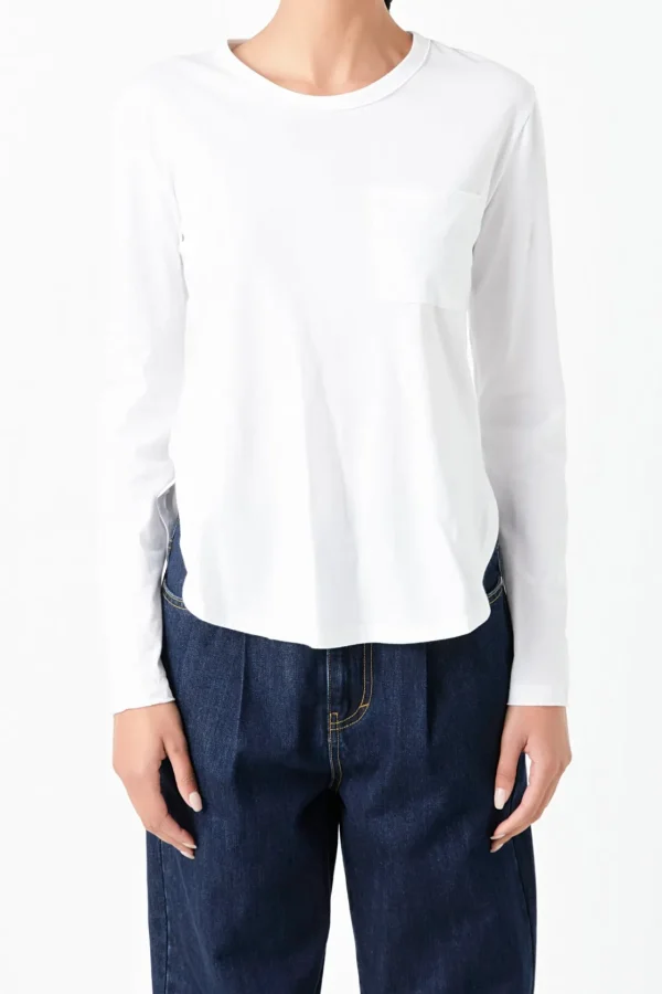 GREY LAB Loungewear | Tops*- Classic Round Neck Long Sleeve