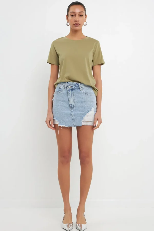 GREY LAB Tops*- Classic Round Neck Tee