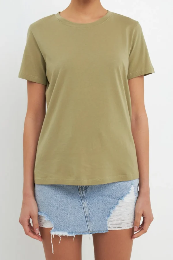GREY LAB Tops*- Classic Round Neck Tee