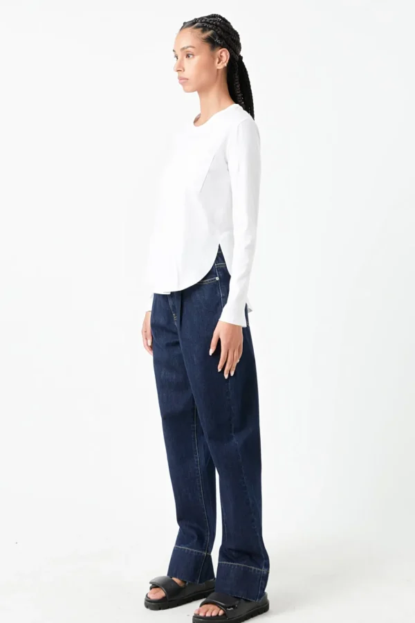 GREY LAB Loungewear | Tops*- Classic Round Neck Long Sleeve