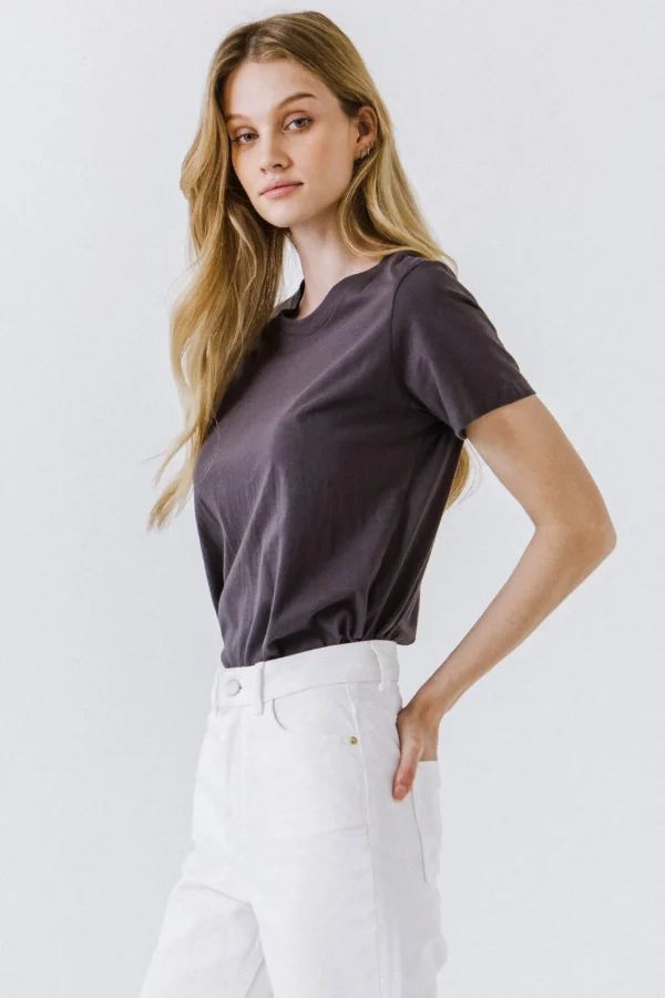 GREY LAB Tops*- Classic Round Neck Tee