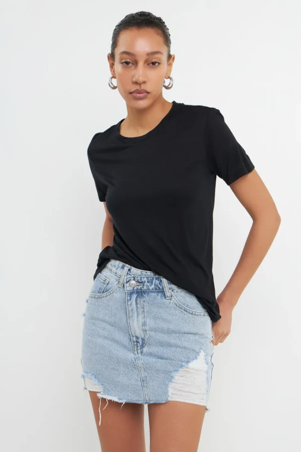 GREY LAB Tops*- Classic Round Neck Tee