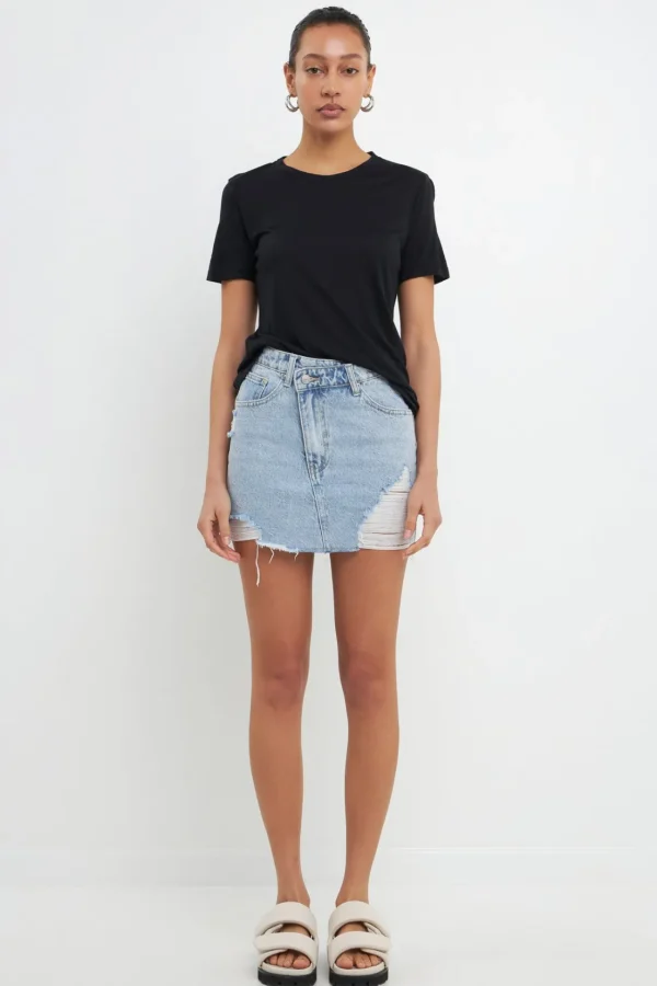 GREY LAB Tops*- Classic Round Neck Tee