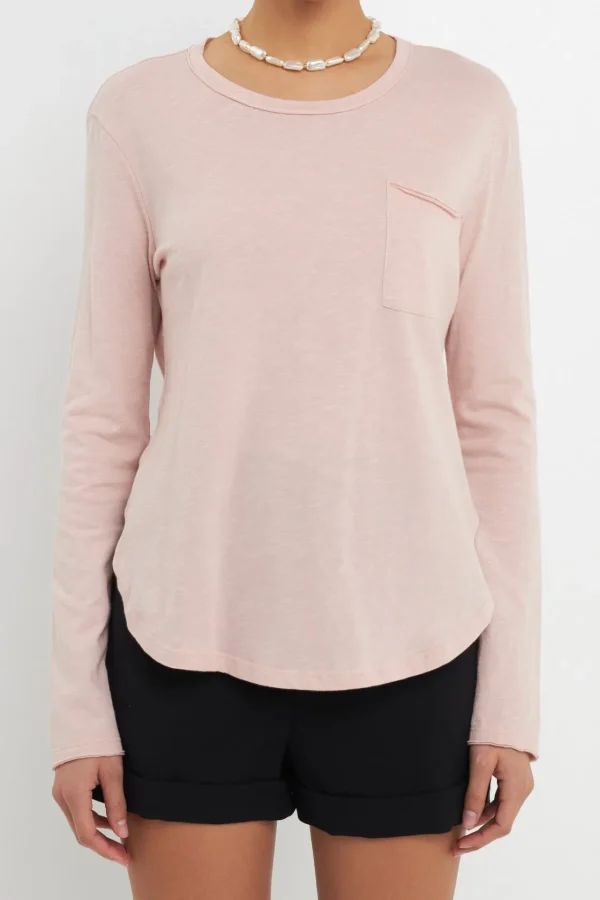 GREY LAB Loungewear | Tops*- Classic Round Neck Long Sleeves