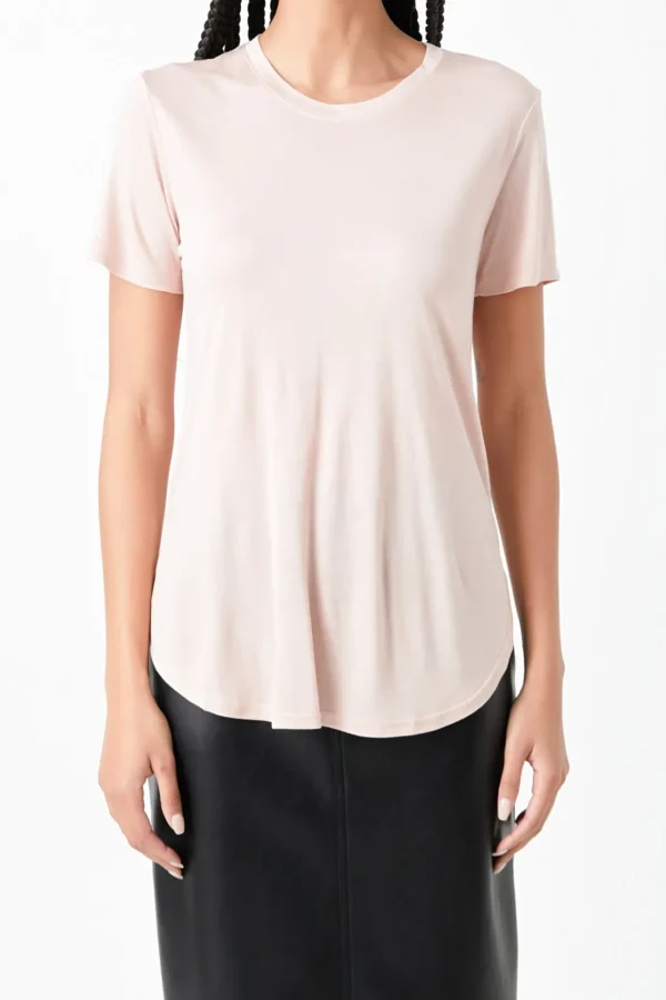 GREY LAB Loungewear*- Classic Round Neck T-shirt With Round Neck
