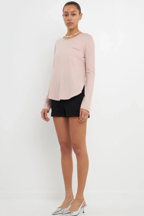 GREY LAB Loungewear | Tops*- Classic Round Neck Long Sleeves