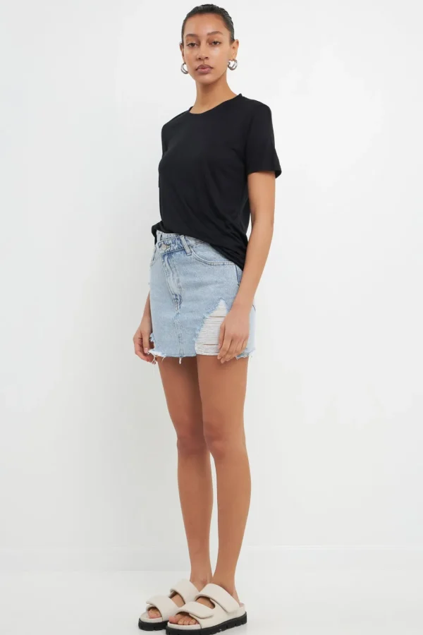 GREY LAB Tops*- Classic Round Neck Tee