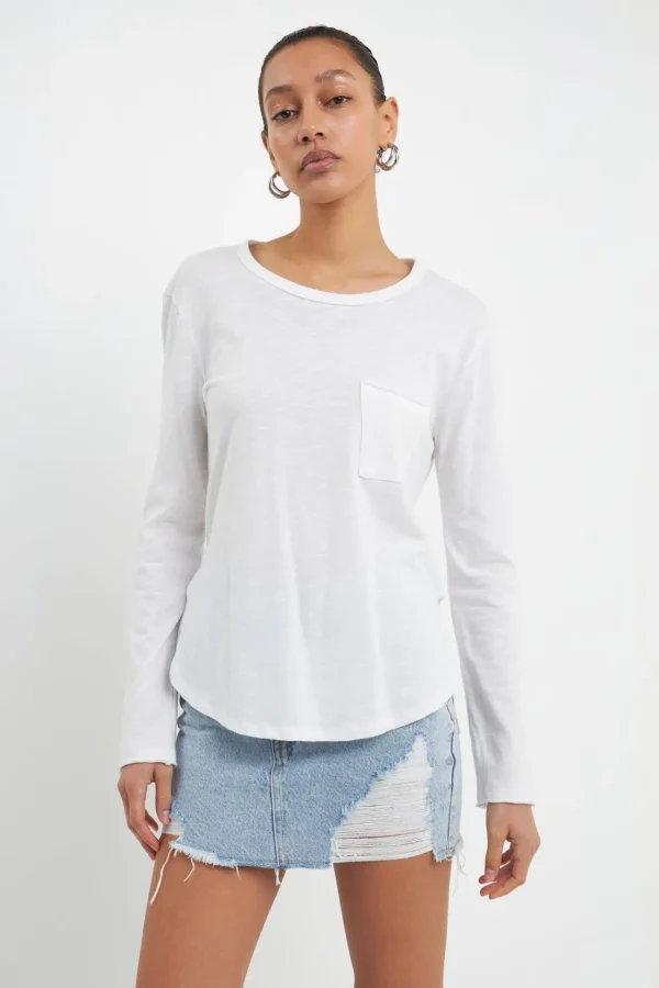 GREY LAB Loungewear | Tops*- Classic Round Neck Long Sleeves