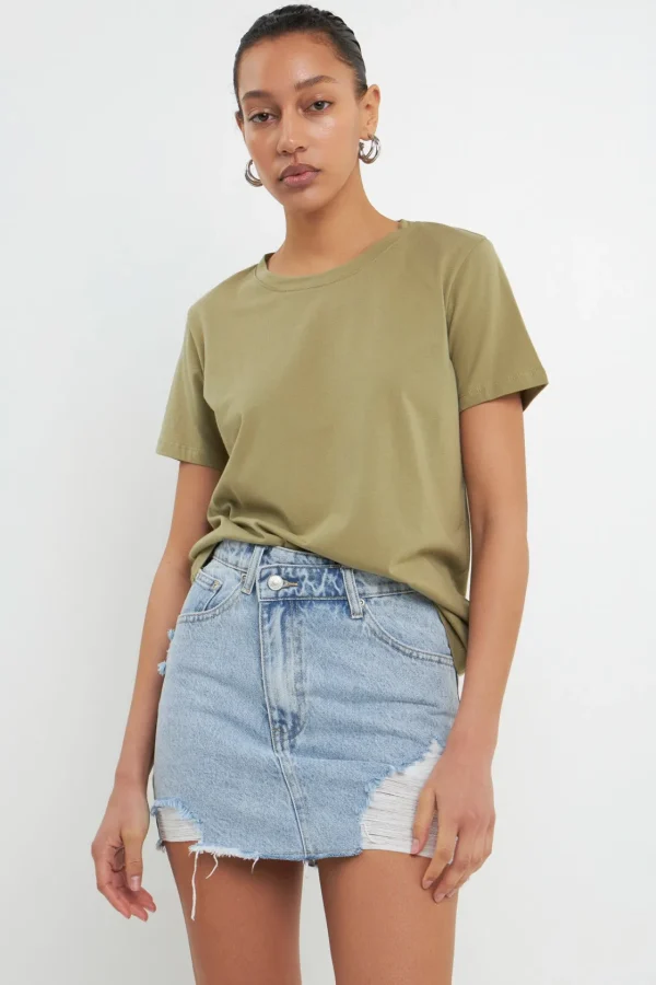 GREY LAB Tops*- Classic Round Neck Tee