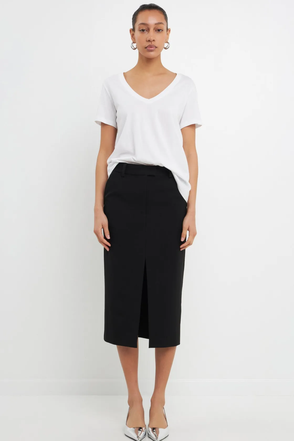 grey_lab__classic_vneck_t_0.webp GREY LAB Tops*- Classic V-neck T-shirt
