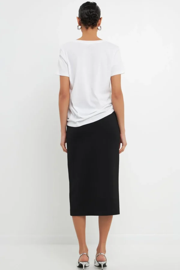 GREY LAB Tops*- Classic V-neck T-shirt